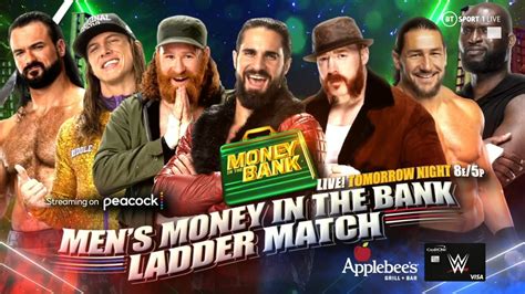 Men’s Money in the Bank Ladder Match .